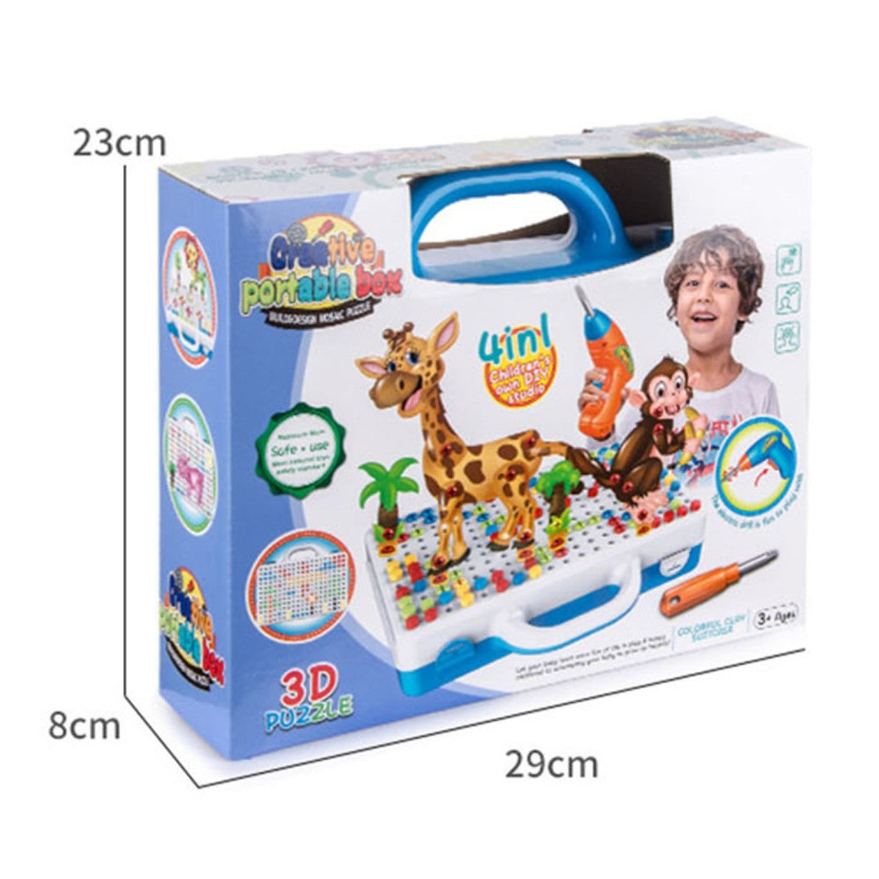 Creative Portable Box 3D Puzzle | 36 Pcs Puzzle Toy