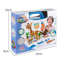 Creative Portable Box 3D Puzzle | 36 Pcs Puzzle Toy