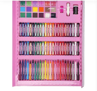 208Pcs Super Mega Art & Drawing Set | Cool Color & Paint Kit For Kids