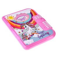 Magical Unicorn Themed Notebook Locker With Accessories For Kids
