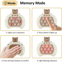 Popit Quick Push Game | Light Up Fidget Game For Kids