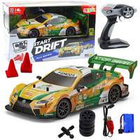2.4GHz RC Drift Racing Car with Rechargeable Battery & LED
