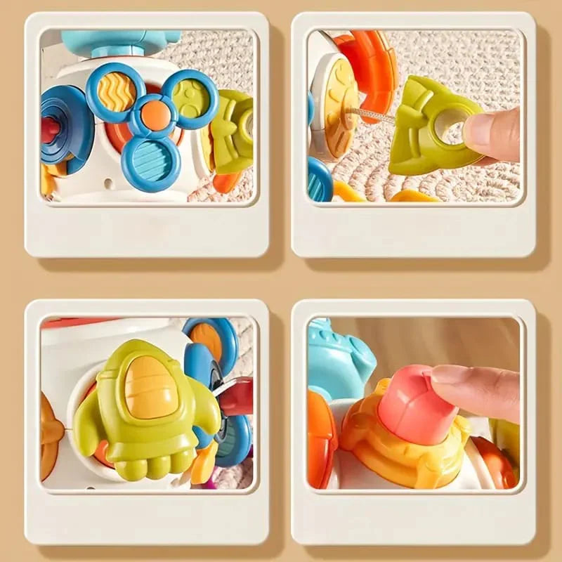 8-in-1 Space Busy Cube Toy with Interactive Activities