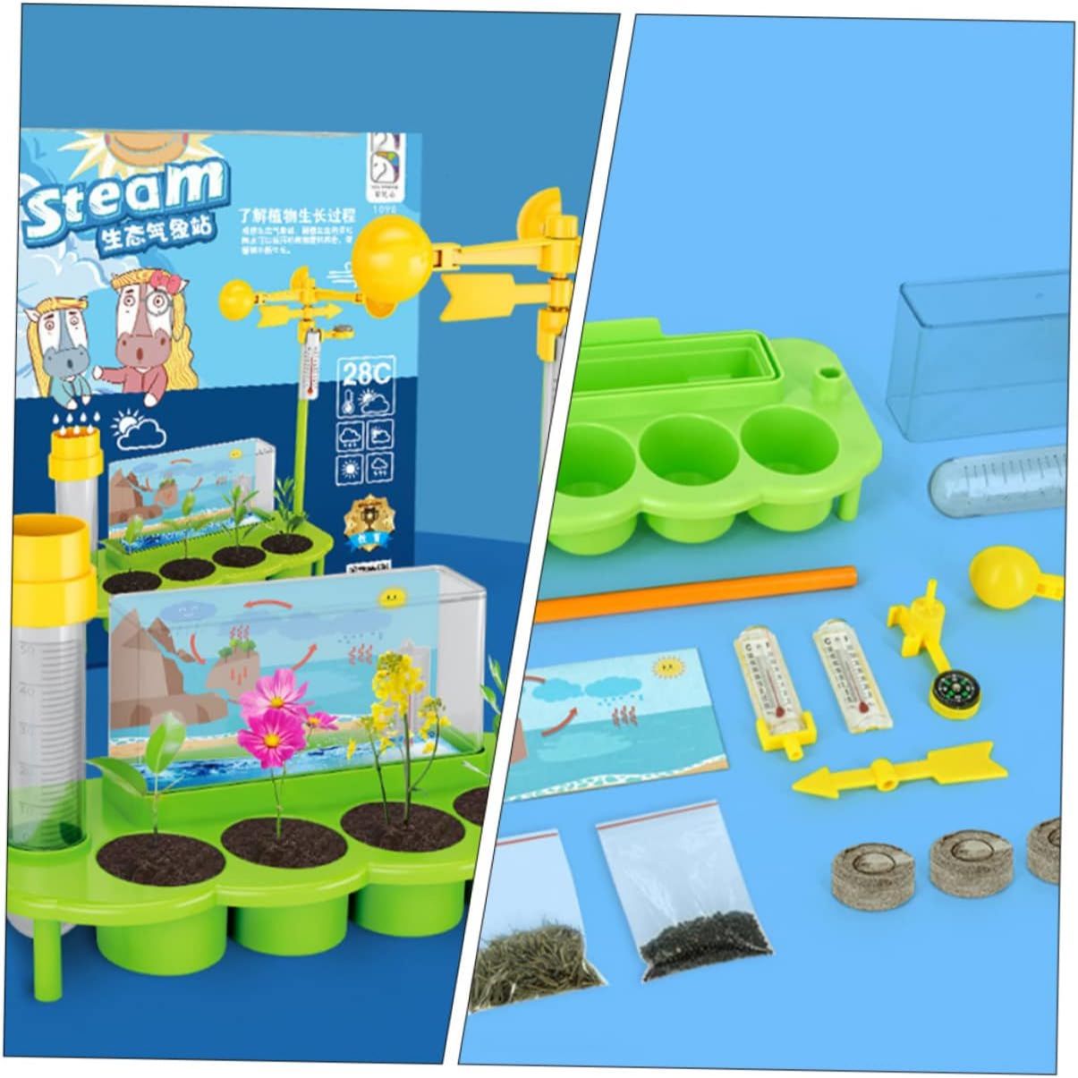 Stem Weather Station Kit | Science Experiment Kit For Kids | Plant Growth & Climate Observation