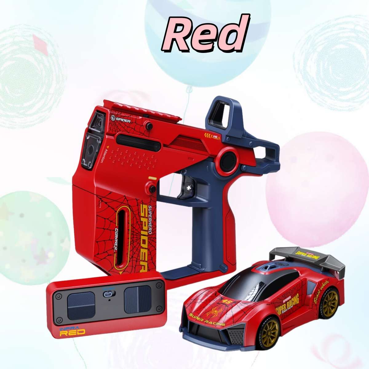 Toy Infrared Laser Gun & Remote Control Car | Car Shooting Multiplayer Game