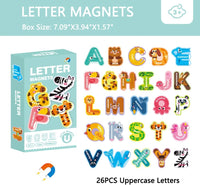Animal Alphabet Refrigerator Magnets A–Z Set