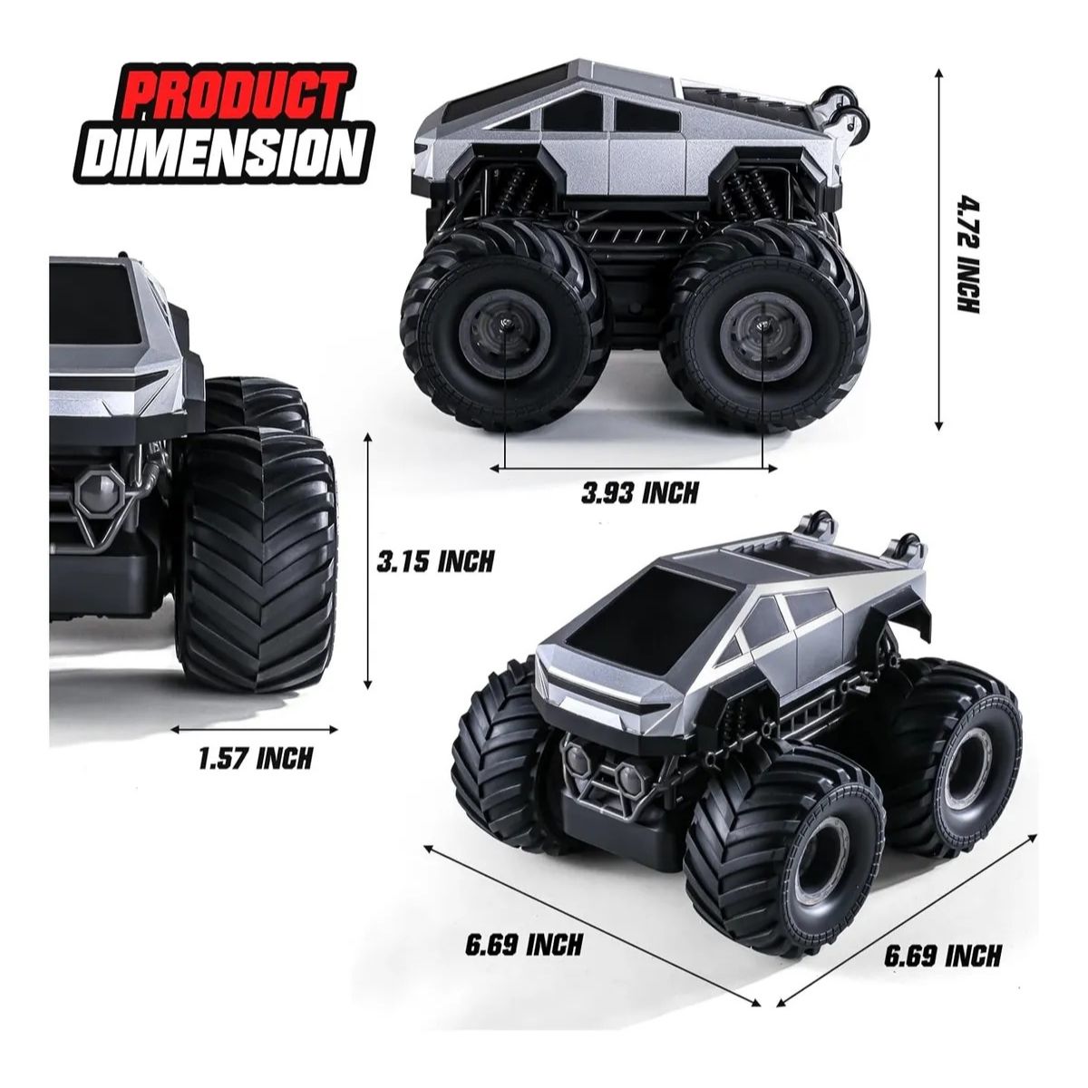 Tesla Cybertruck 4WD RC Car | Racing Off-Road Stunt Vehicle