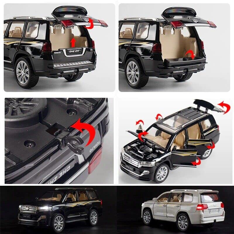 Alloy Toyota Land Cruiser Diecast Toy Car For Kids