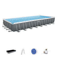 BESTWAY Rectangular Steel Frame Swimming Pool