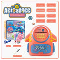 Mini Aerospace Piggy ATM Machine With Fingerprint For Kids