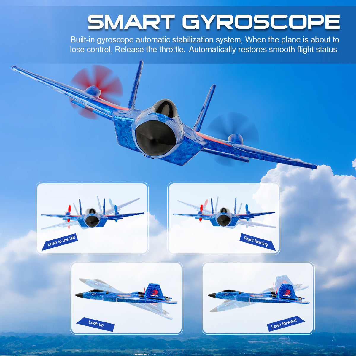 F22 Remote Control Fighter Jet for Kids