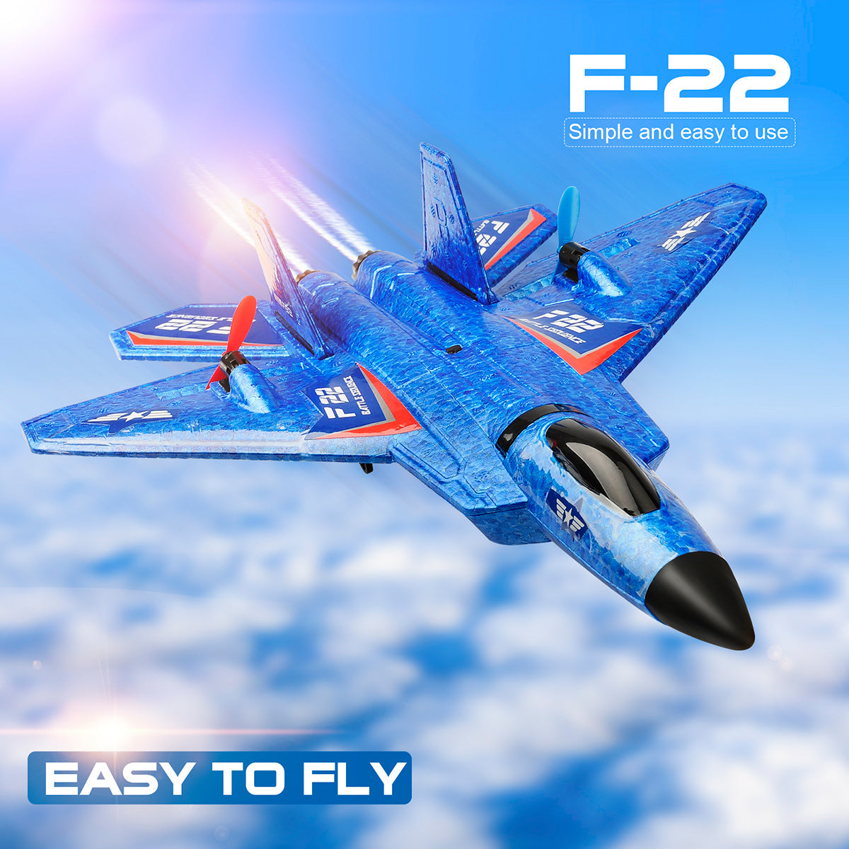 F22 Remote Control Fighter Jet for Kids – The Toy Factory