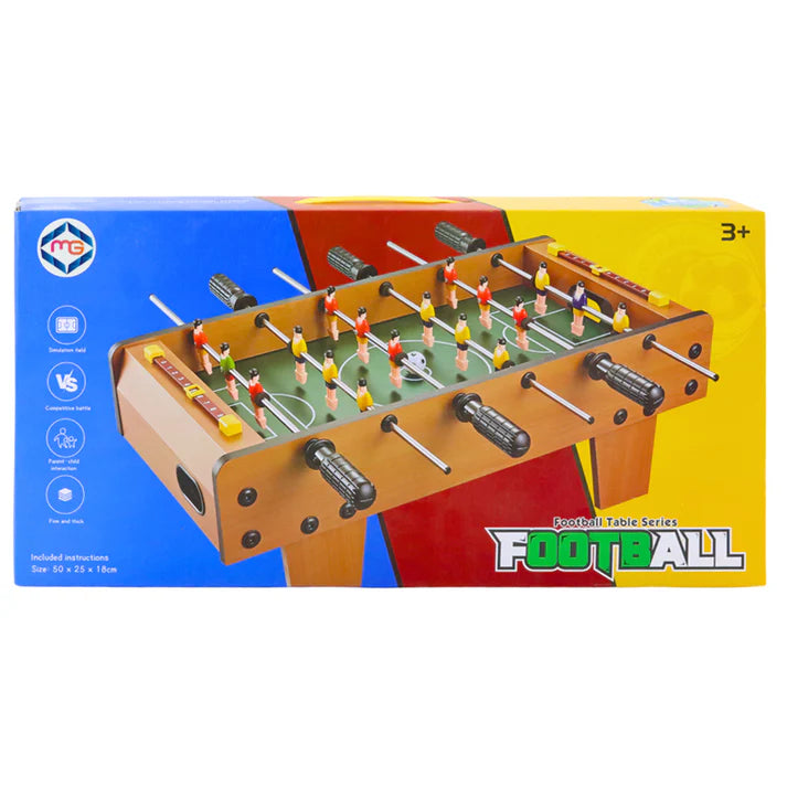 Portable Wooden Mini Table Football Game | Multiplayer Game 