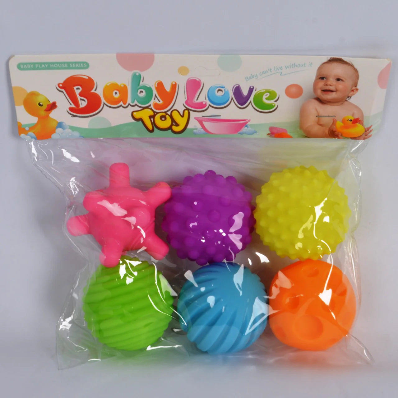 Baby Love Toy | Small 6 Plastic Balls