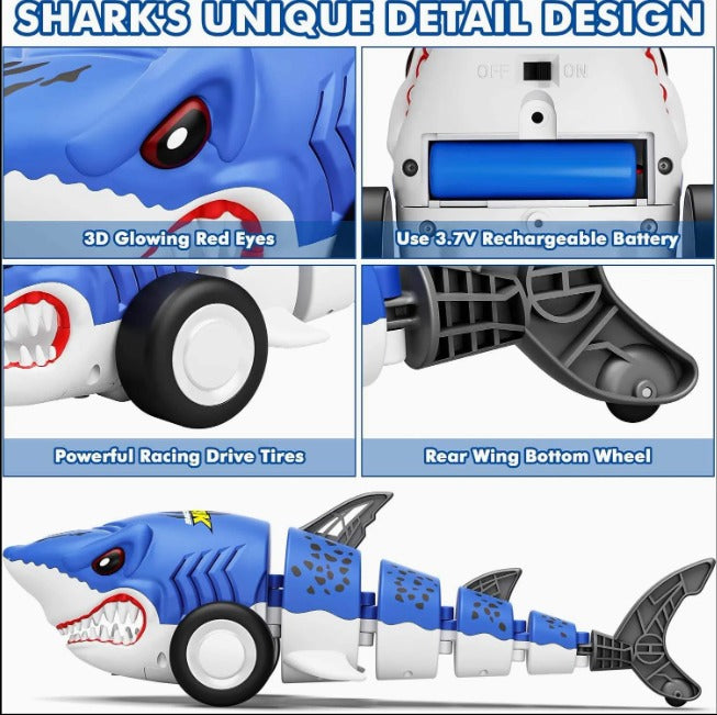 Tego Toys RC Shark Drift Car with LED Lights & Music