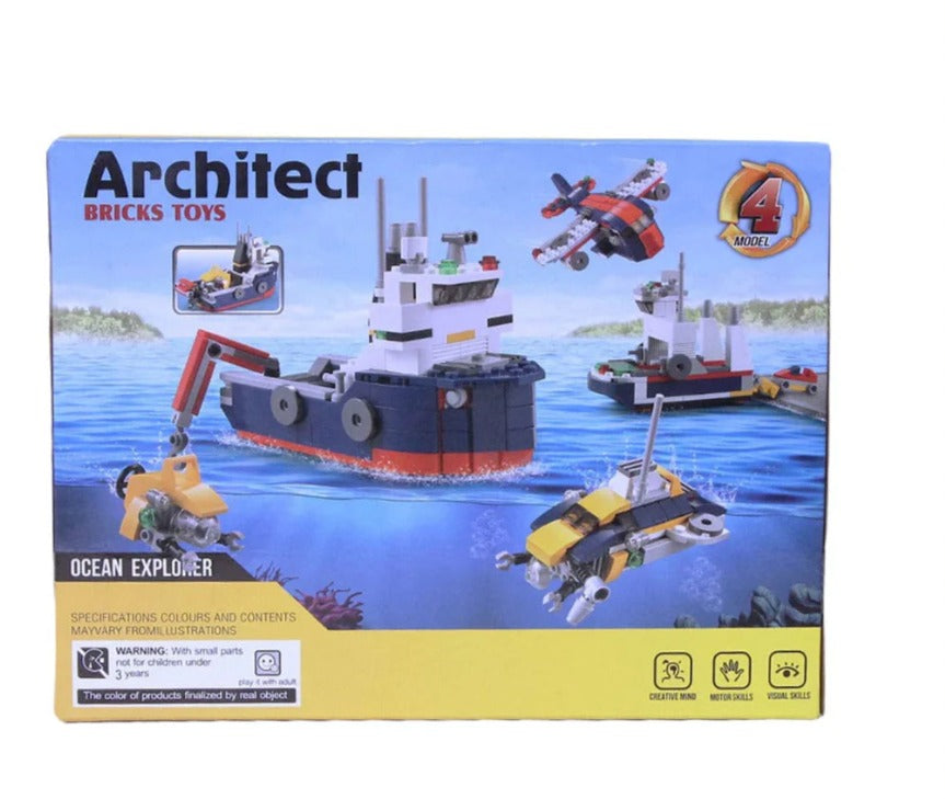 Decool Ocean Explorer 4-in-1 Building Block Set