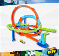 Hot Wheels 360° Loop Stunt Track Set with Launcher