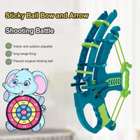 Slingshot Archery Toy With Soft & Sticky Balls Shooting Game | Crossbow Toy For Kids