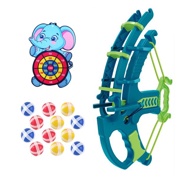 Slingshot Archery Toy With Soft & Sticky Balls Shooting Game | Crossbow Toy For Kids