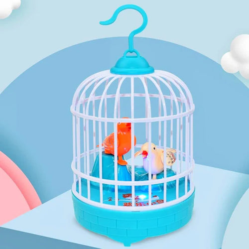 Interactive Bird Cage with Light and Sound