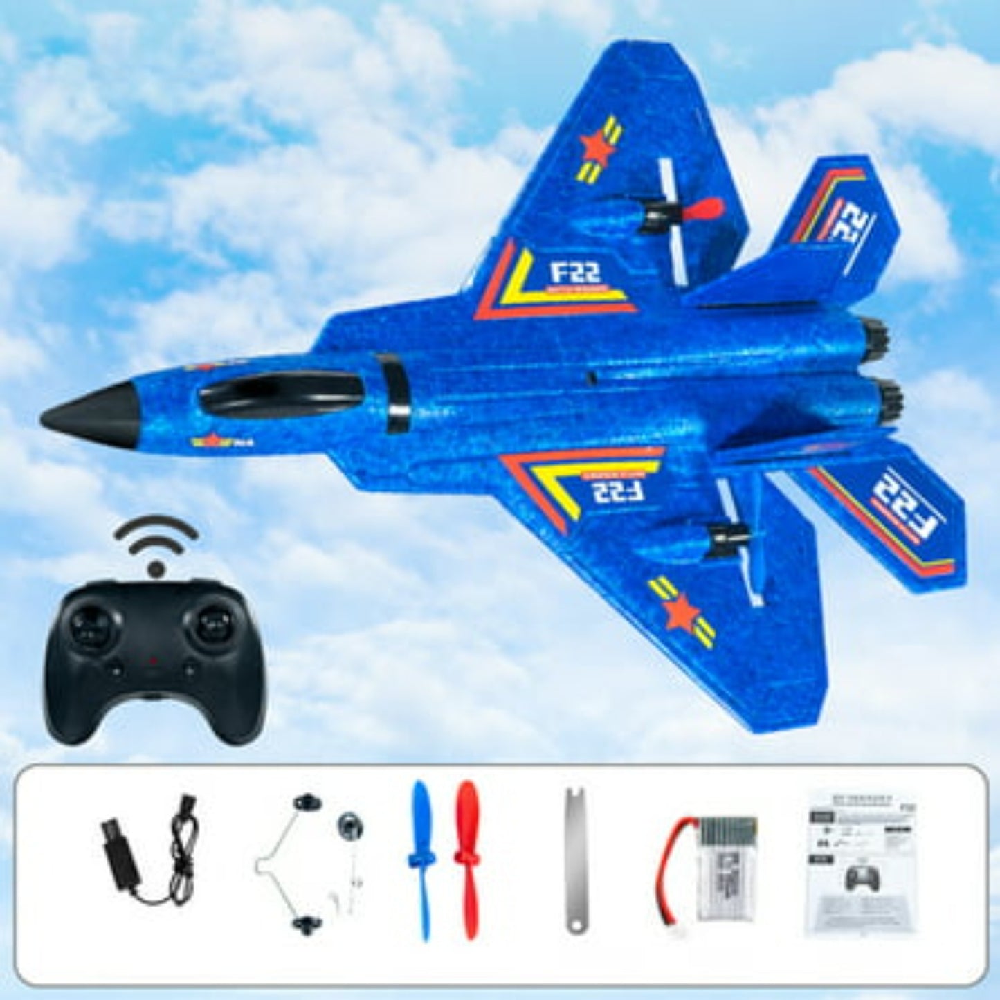 F22 Remote Control Fighter Jet for Kids