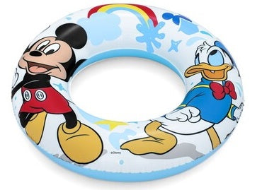 BESTWAY Mickey Printed Swim Ring For Kids 22in