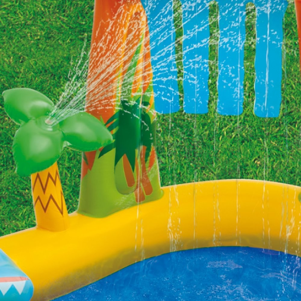 INTEX Dino Play Pool For Children 8ft 2in X 6ft 3in X 3ft 7in (1ft Depth)