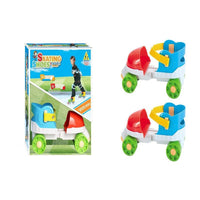Kids Roller Skates Set with Protective Gear & Colorful Wheels