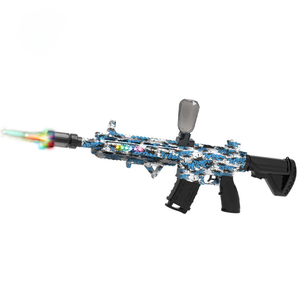 AK47 Electric Gel Blaster Blue Graffiti Edition