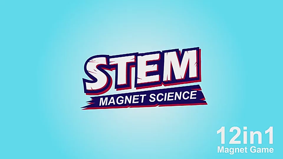 STEM Magnet Science | 12in1 Scientific Magnet Game 