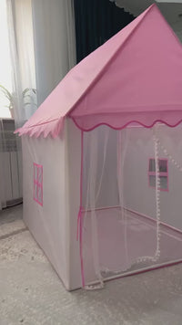 Tent House With Lights | Big Tent House For Kids | Pink Princess Playhouse Castle