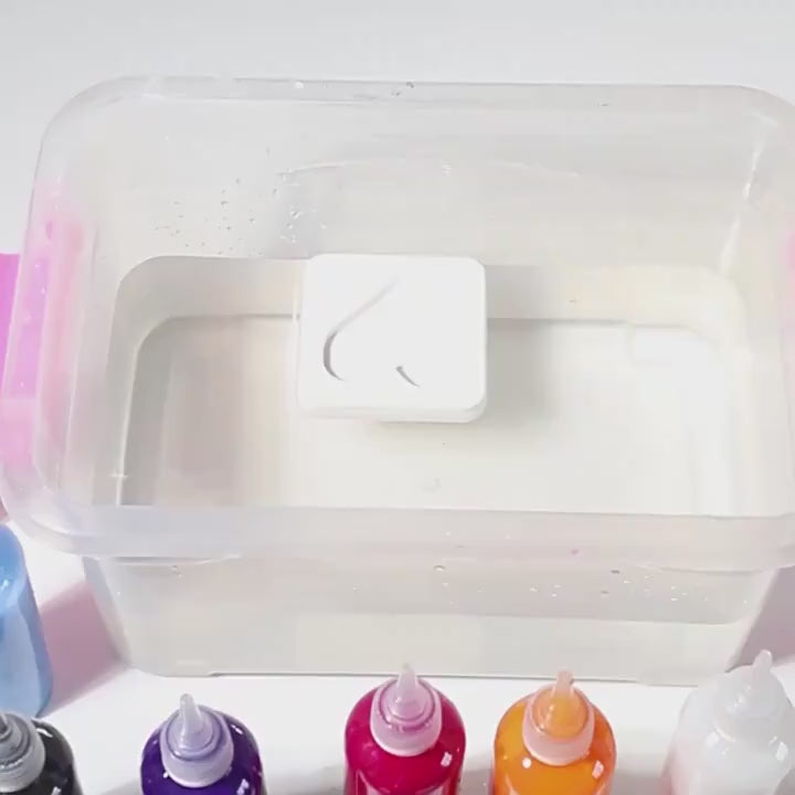 Magical Waterscape Toy Set | Build 3D Jelly Sea Animals | DIY 3D Water Art Kit with 8 Molds & 12 Colors | Fun Learning Toy for Kids