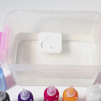 Magical Waterscape Toy Set | Build 3D Jelly Sea Animals | DIY 3D Water Art Kit with 8 Molds & 12 Colors | Fun Learning Toy for Kids