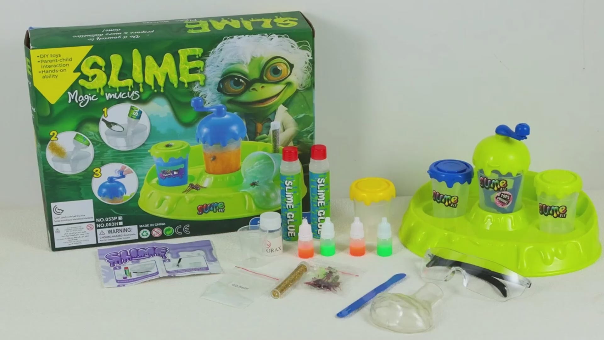 DIY Glowing Slime Factory Play Kit | Pretend Play Toy