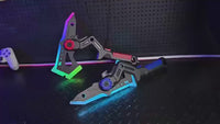Sword & Axe 2in1 With Led Lights & Mist Spray | Sparkblade Led Sword With Sound & Other Accessories