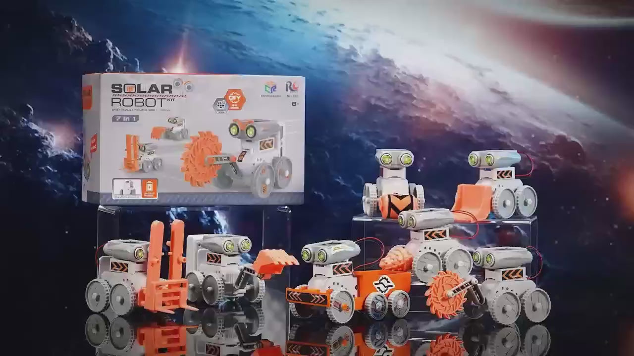 7in1 Solar Robot Kit | STEM DIY Robot Experiment Science Kit For Kids