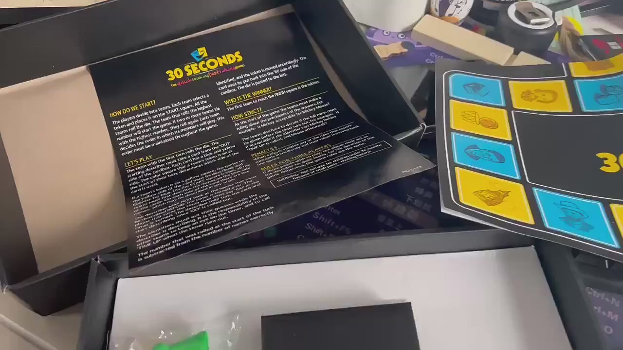 Global Star 30 Seconds Board Game | Fun Quiz Challenge | Cult-favorite 30 Seconds Board Game