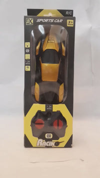 RC Bugatti Themed Fast Car With Rechargeable Batteries & Lightning Effect