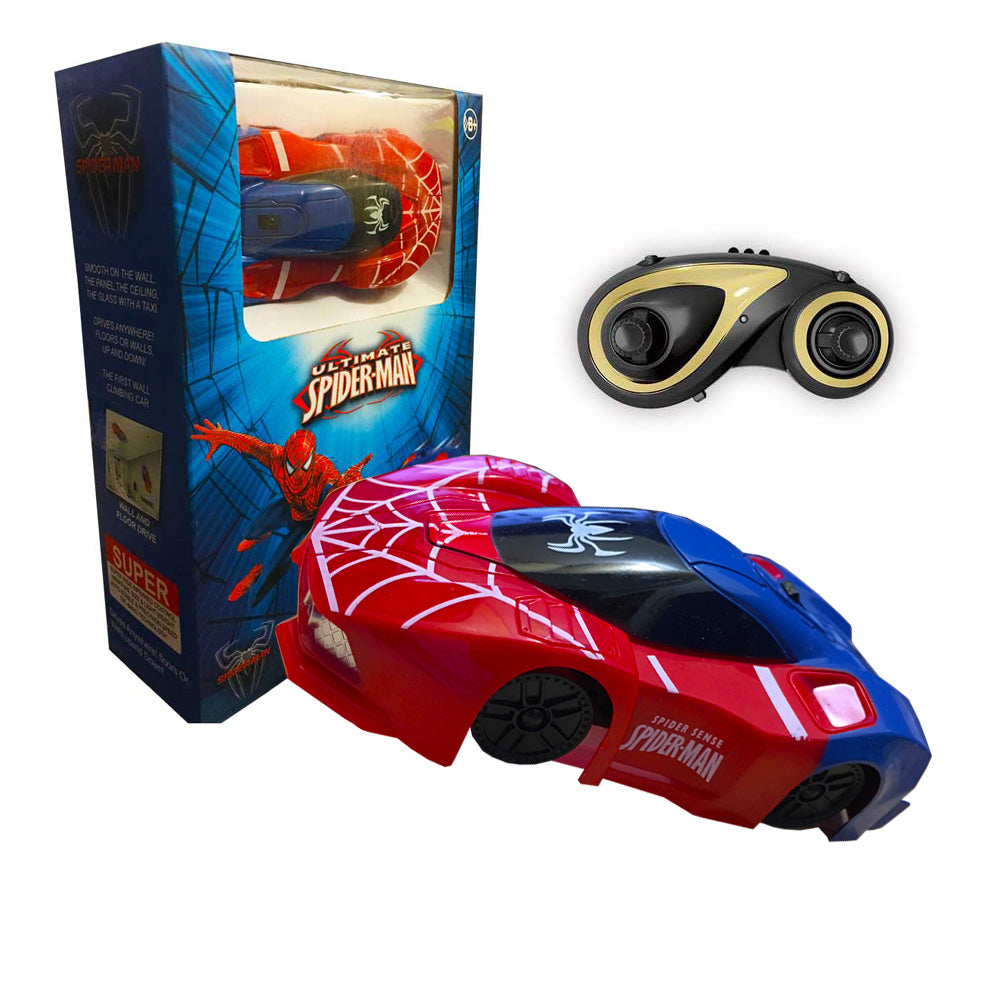 Remote Control SpiderMan 3D World Wall Climber Car