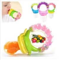 Baby Fruit Pacifier with Ring Shape Rattle