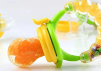 Baby Fruit Pacifier with Ring Shape Rattle