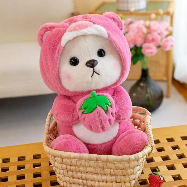 Soft and Sweet Strawberry Bear