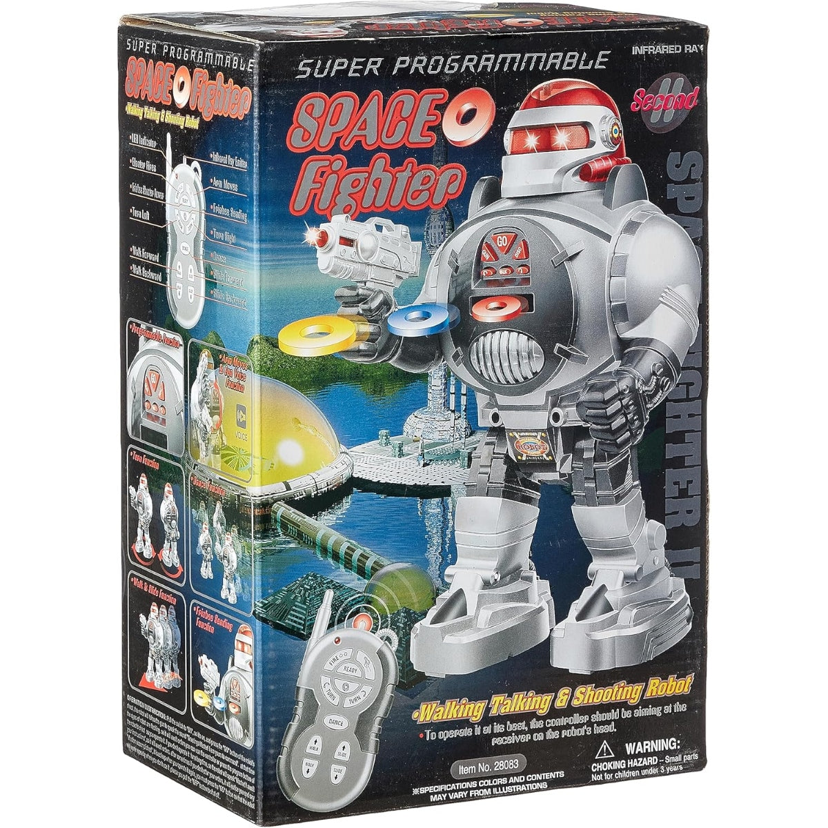 RC Space Fighter Robot with Shooting Disks