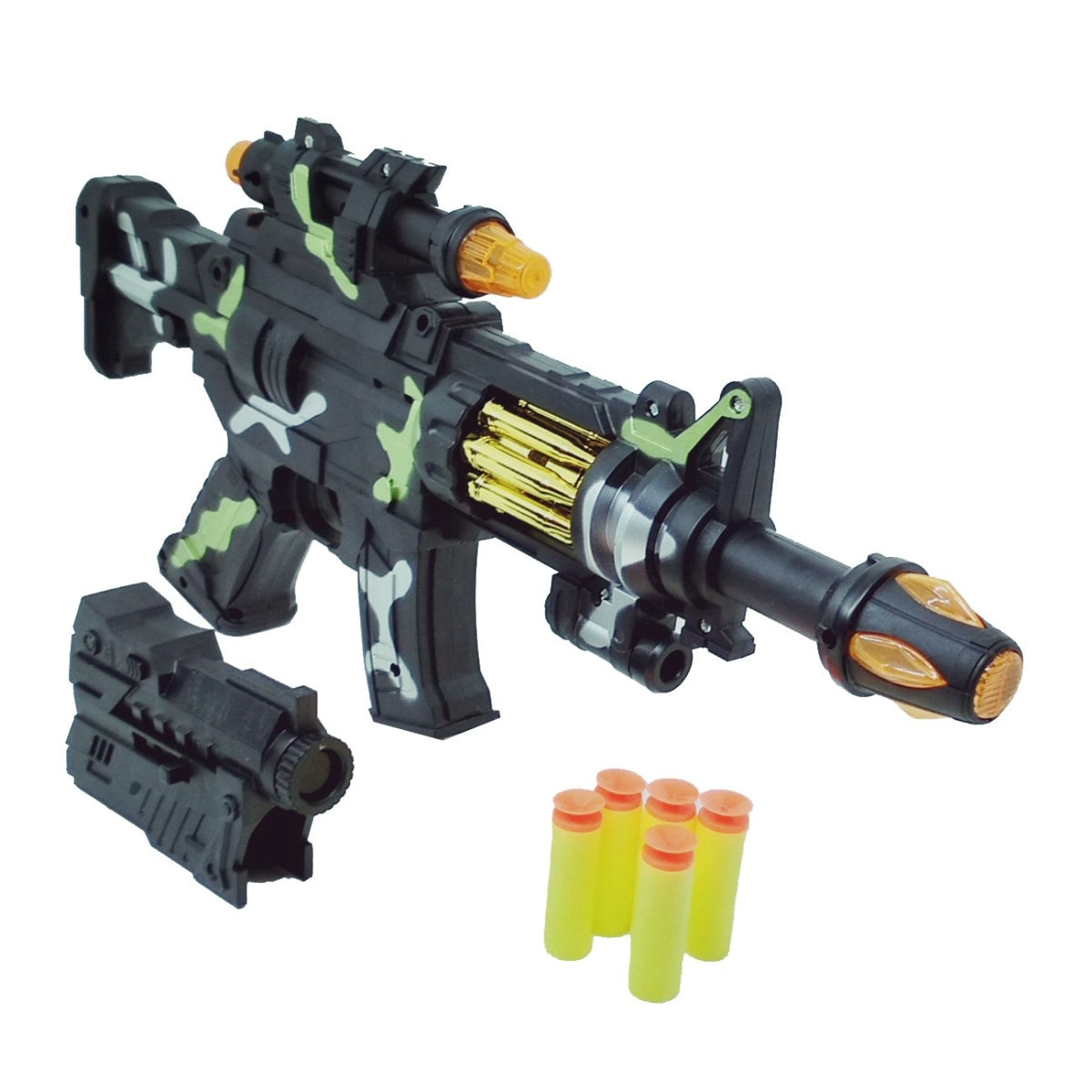 Halo Nation 2-in-1 Soft Dart Toy Gun with Lights