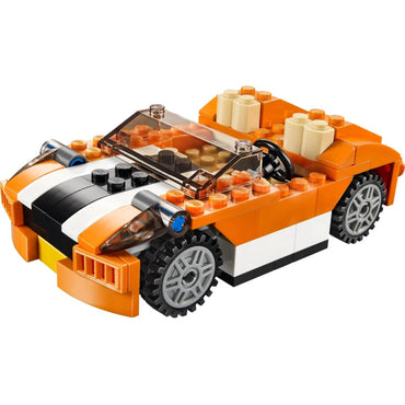 Decool 3-in-1 Sunset Speeder Building Block Set 