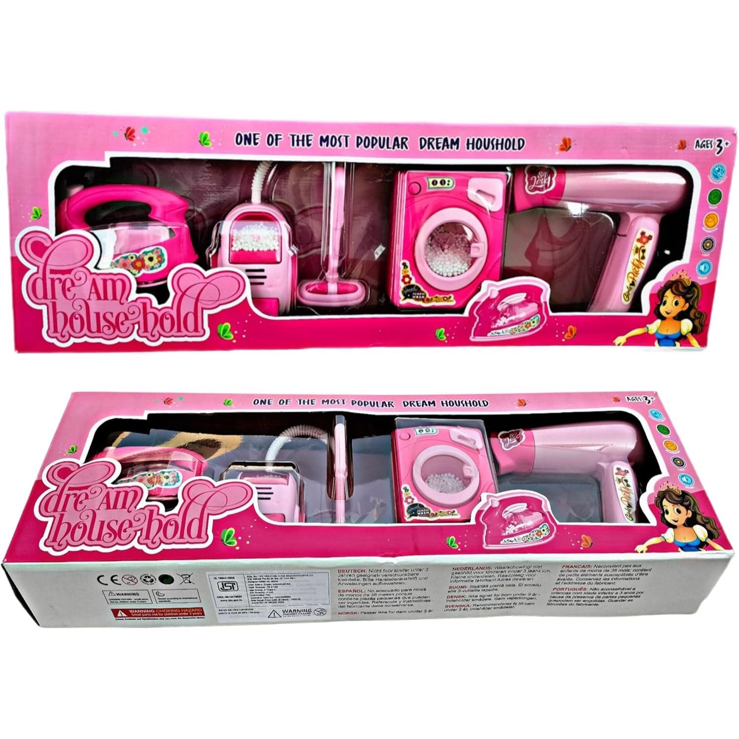 4-in-1 Household Cleaning Play Set with Lights & Sounds