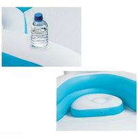 INTEX Swim Centre Family Lounge Pool 7ft 6in x 7ft 6in x 2ft 2in