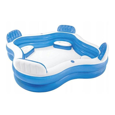 INTEX Swim Centre Family Lounge Pool 7ft 6in x 7ft 6in x 2ft 2in