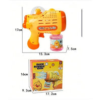 Duck Bubble Gun with LED Lights & Sound Effects