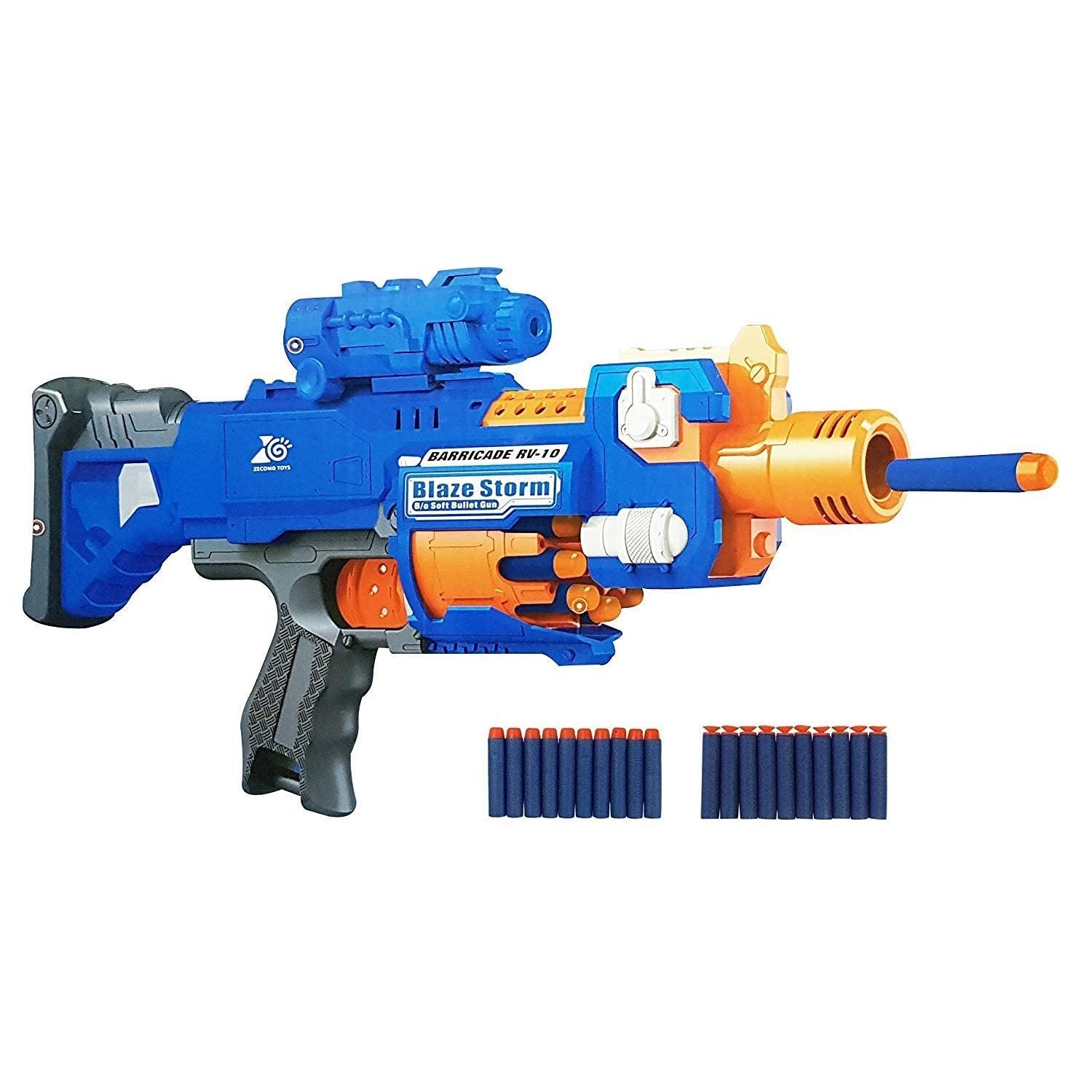 Blaze Storm Rotating Barrel Foam Bullet Gun